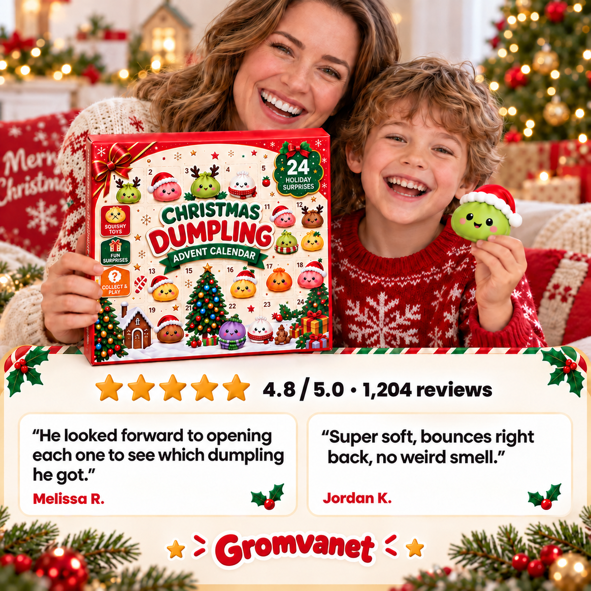 Gromvanet Original Dumpling Advent Calendar(📦Buy 2 Free Shipping)