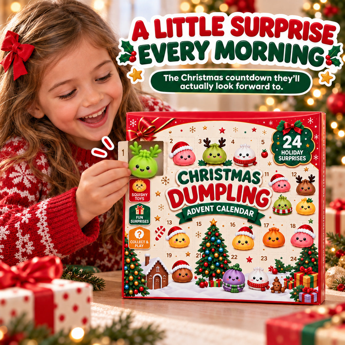 Gromvanet Original Dumpling Advent Calendar(📦Buy 2 Free Shipping)