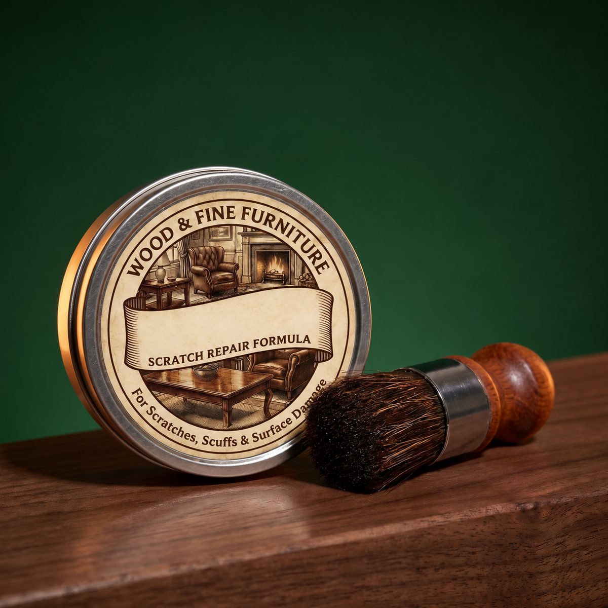 Wood Scratch Repair Balm – No Color Matching, Works on Any Wood in Minutes