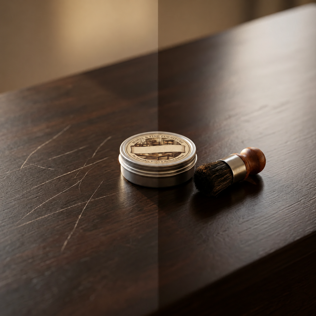 Wood Scratch Repair Balm – No Color Matching, Works on Any Wood in Minutes